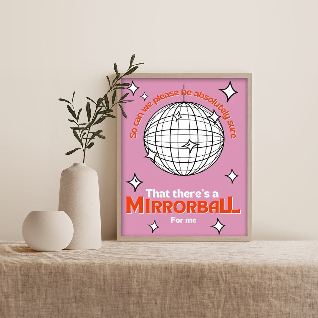 Arctic Monkeys Mirrorball Poster Vintage 90s Album Poster Etsy