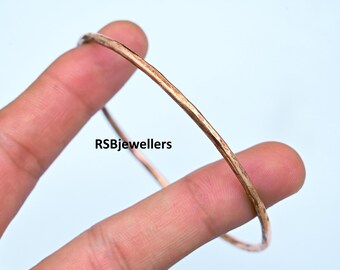 手作りの純銅製バングル、フェスティバルジュエリー