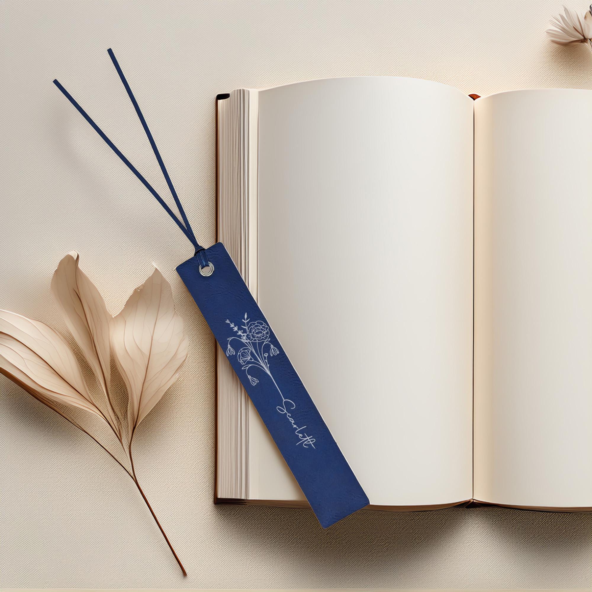Custom Leather Bookmarks, Gifts for Readers, Gift for Book Lovers, Book ...