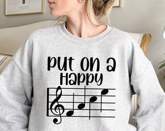 Music Notes Sweatshirt, Music Sweatshirt, Musician Sweatshirt, Funny Music Shirt, Music Lover Gift, Music Teacher Gift, Gift For Musician