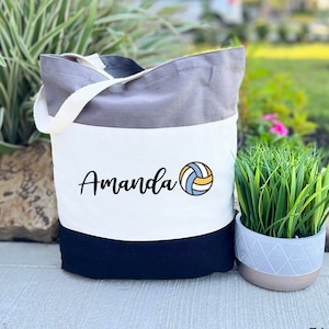 Personalized Volleyball Bag, Custom Volleyball Bag, Volleyball Team Gifts, Volleyball Lover Gifts, Volleyballer Gifts, Volleyball Coach Gift