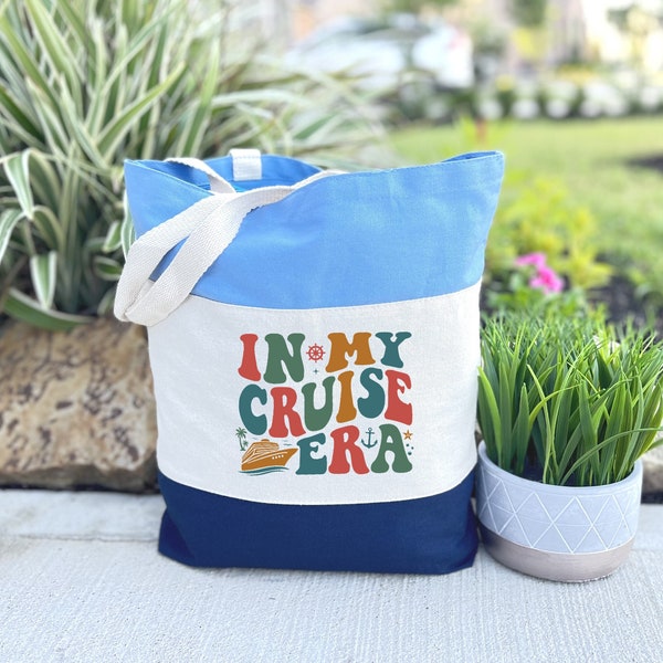 In My Cruise Era Tote Bags, Funny Cruise Tote Bags, Cruise Gift Bag, Cruise Trip Bags, Cruise Crew Bags, Cruise Lover Bag, Cruise Travel Bag