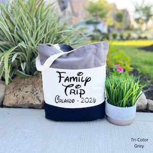 Custom Family Trip Bag, Family Vacation Bag, 2026 Family Trip Bag, Adventure Bag, Camping Gift, Beach Gift, Traveler Bag, Family Trip Gift Bild 1