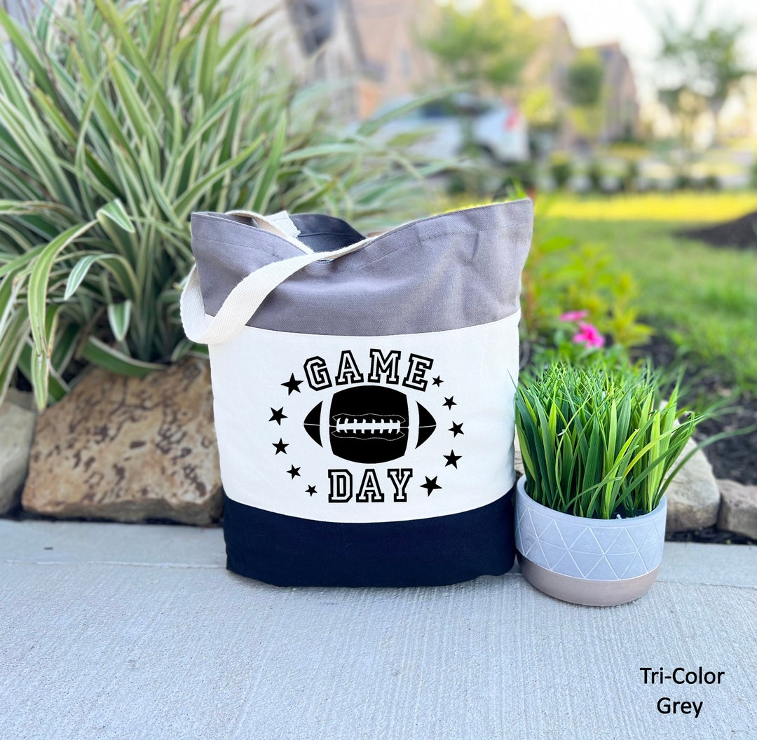 Game Day Tote Bag Game Day Vibes Sports Tote Bag Football Etsy