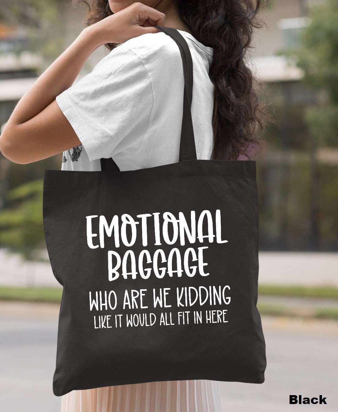 Emotional Baggage Tote Bag Therapy Gift Reusable Bag Gift - Etsy