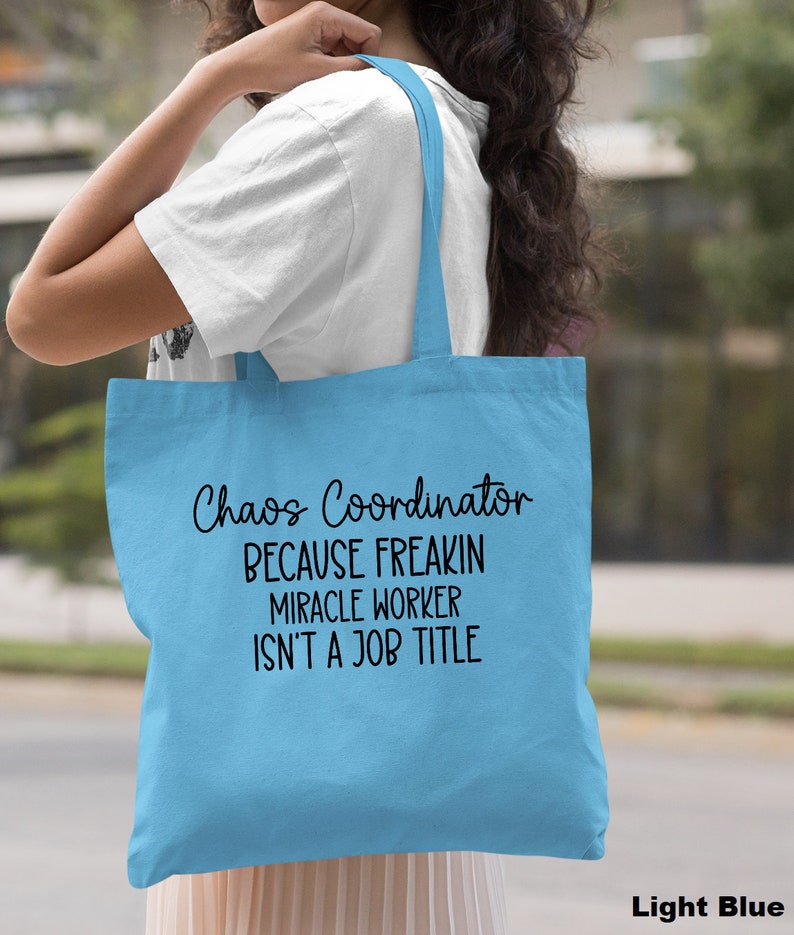 Bolsa de mano del coordinador del caos, regalo para mamá, bolsa de mamá de moda, bolsa de regalo de maestro, regalo divertido de mamá, regalo de cumpleaños, regalo de Navidad, regalo de San Valentín imagen 8