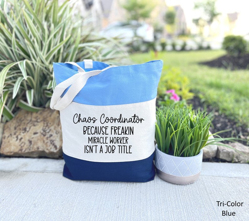 Bolsa de mano del coordinador del caos, regalo para mamá, bolsa de mamá de moda, bolsa de regalo de maestro, regalo divertido de mamá, regalo de cumpleaños, regalo de Navidad, regalo de San Valentín imagen 5