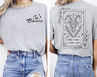 Capricorn Tshirt, Astrology Shirt, Gift for Capricorn, Horoscopes Shirt, Capricorn Sign Gift Shirt, Capricorn Zodiac Shirt, Birthday Gift
