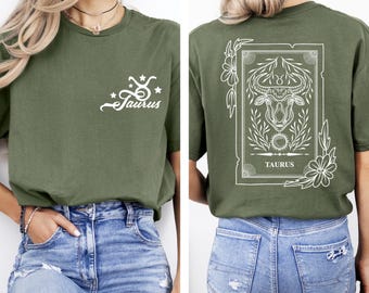 Taurus Shirt, Taurus Zodiac T-Shirt, Zodiac Sign Gift, Taurus Birthday Gifts, Taurus Birthday Tee, Gift for Taurus, Astrology Gift Shirts