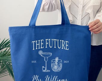 Sac The Future personnalisé, cadeau de mariage, future mariée, sac de mariage, sac Future Mrs, cadeau pour la mariée, sac de mariée, sac cadeau de mariée