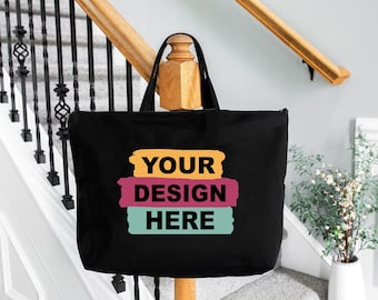 Custom Tote Bag, Personalized Gift, Christmas Gift, Your Design Here, Custom Tote Bag With Logo, Totes Print Your Logo, Wife Gift, Mom Gift