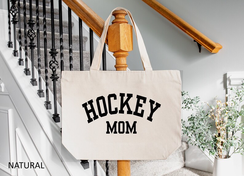 Hockey Bag, Hockey Mom Gift Bag, Mother Day Bags, Hockey Gifts Bag for Mom, Hockey Mama Gift Bag, Hockey Lover Gift Bag, Sports Mom Gift Bag image 4
