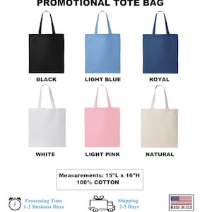Puede incluir: Seis bolsas de tela de diferentes colores: negro, azul claro, azul real, blanco, rosa claro y natural. Las bolsas est&aacute;n hechas de 100% algod&oacute;n y miden 38 cm de ancho por 41 cm de alto. Hecho en los Estados Unidos.
