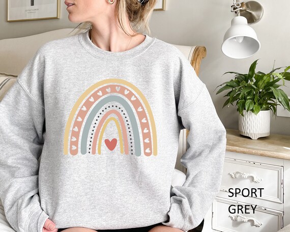 Boho rainbow online sweatshirt