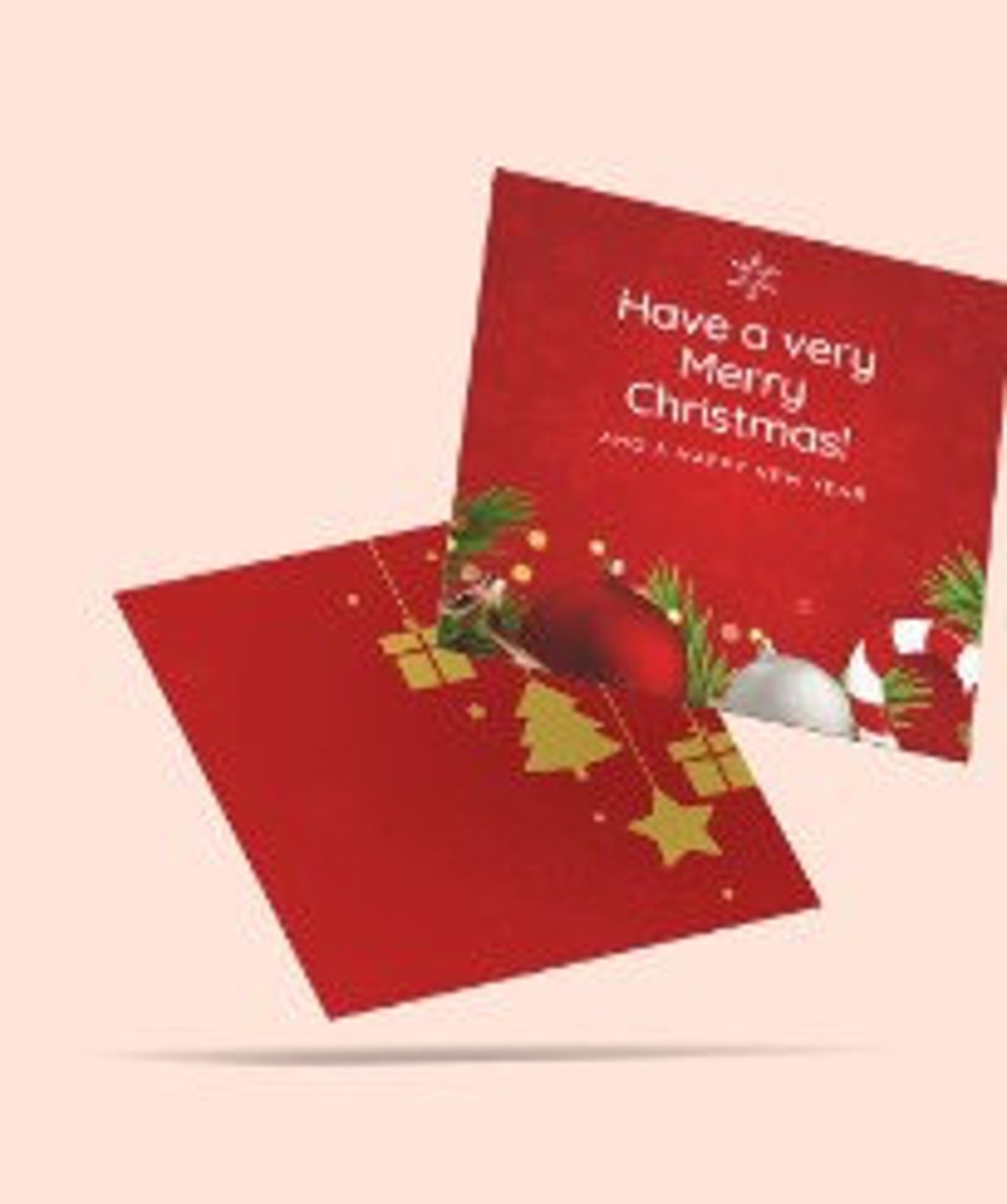 Printable Christmas Card Simple Christmas Card Instant - Etsy