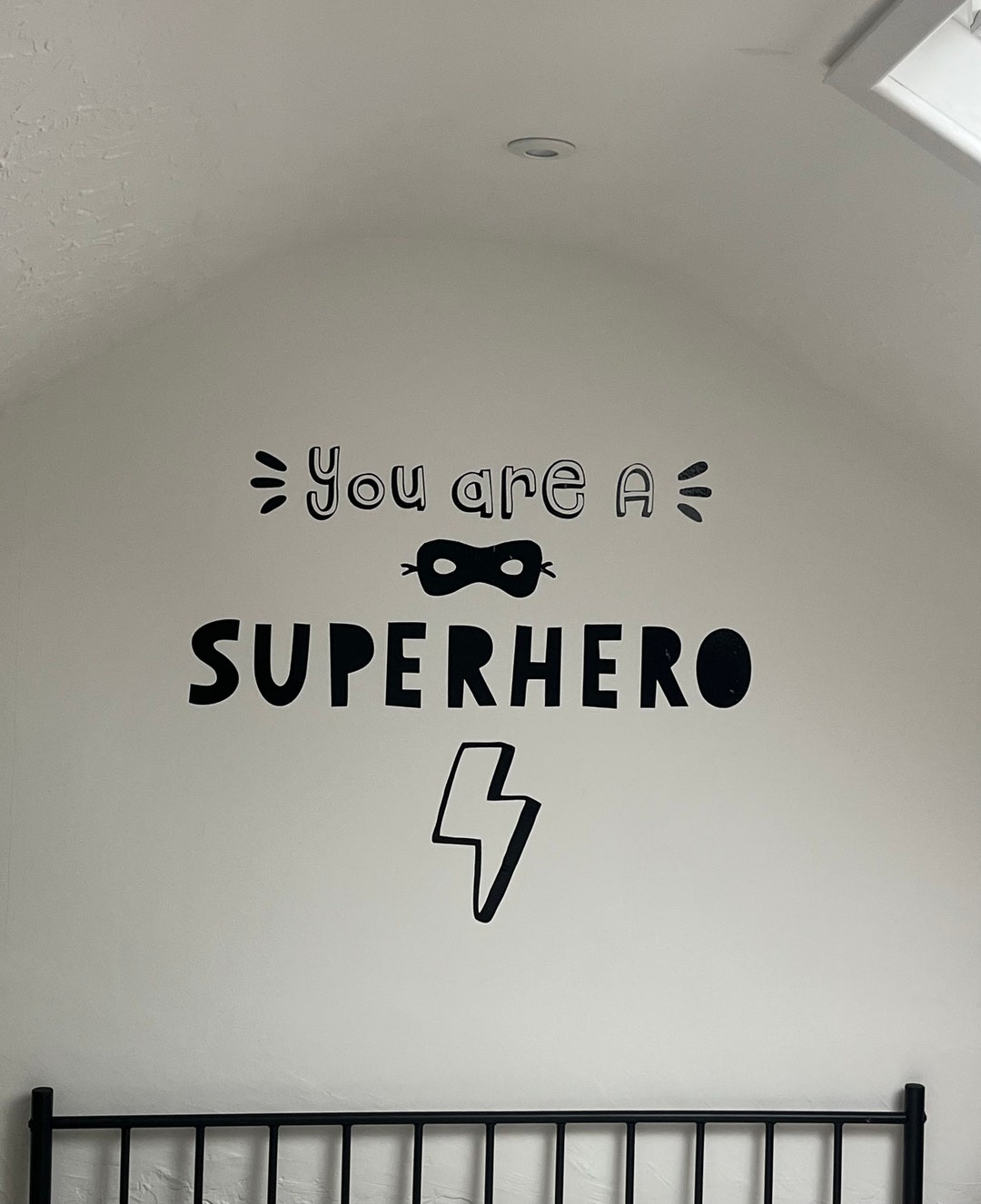 Superhero Wall Decal Superhero Bedroom Decor, Kids Wall Decor, Boys ...