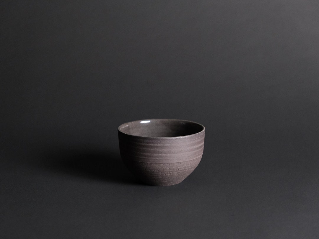 Tasse à café artisanale en grès noir - Etsy France