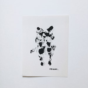 Haapax - Linogravure - Femme - Assise seule -