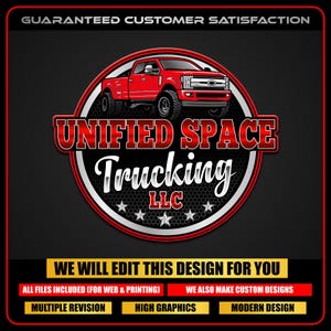 Trucking Company Logo, Moving Truck, Hotshot Logo, Semi Truck Logo, Transportation Logo, Logistics Logo, Truck Driver Logo