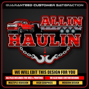 Trucking Company Logo, Moving Truck, Hotshot Logo, Semi Truck Logo, Transportation Logo, Logistics Logo, Truck Driver Logo