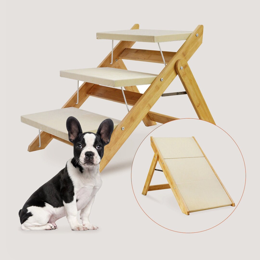 Wood Dog Ramp Dog Ramp Large Dog Ramp High Bed Wood Pet Etsy