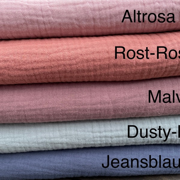 Musselin Decke Triple Gauze Rosa Mint Blau Sommerdecke Musselindecke