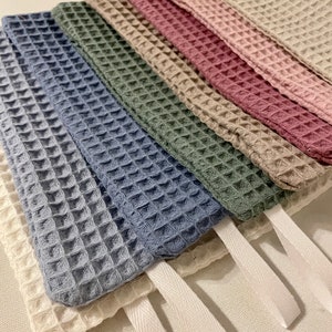 Washcloths Towels Towels made of waffle pique colorful