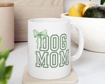 Dog Mom Mug, Pet Lover Ceramic Coffee Cup