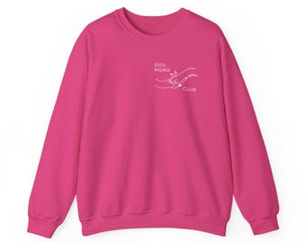 Dog Moms Club Sweatshirt: Cozy Cotton-Blend Dog Lover Crewneck