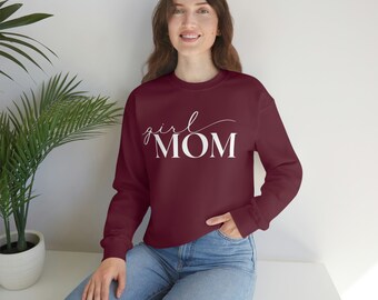 Girl Mom Sweatshirt, Girl Mama Sweatshirt, Girl Mom Crewneck, Mom Life, Gifts for Her, Unisex Fit, New Mom Shirt, Future Mom Sweatshirt