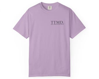 The Tired Moms Dept Shirt, Comfort Colors Cotton Tee