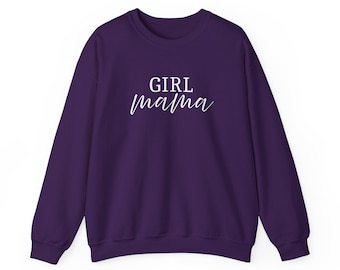 Girl Mama Sweatshirt, Cotton Mom Life Apparel