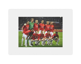 Impressão fotográfica do Manchester United, fã de futebol, presente para jogador de futebol
