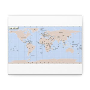 Papier peint carte du monde