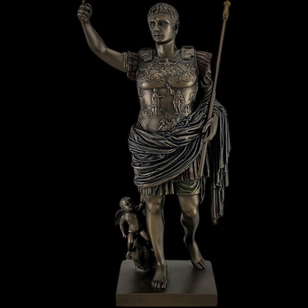 Augustus First Emperor of the Roman Empire I Roman Statue I Emperor Caesar I Gaius Julius Caesar Octavianus I Ancient Roman Emperor