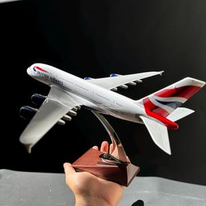 British Airways Airbus A380 Resin Model Airplane: 1/120 Scale
