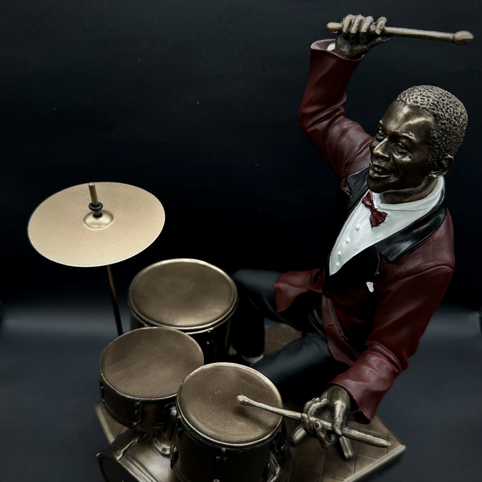 Musicians Statue I Musicians Jazz Band Drummer Statue Jazz Decor