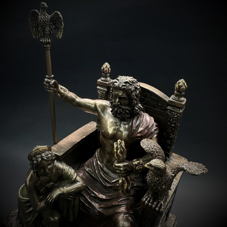 Zeus and Hera Statue Greek Statue Figurine Statues and Sculptures I