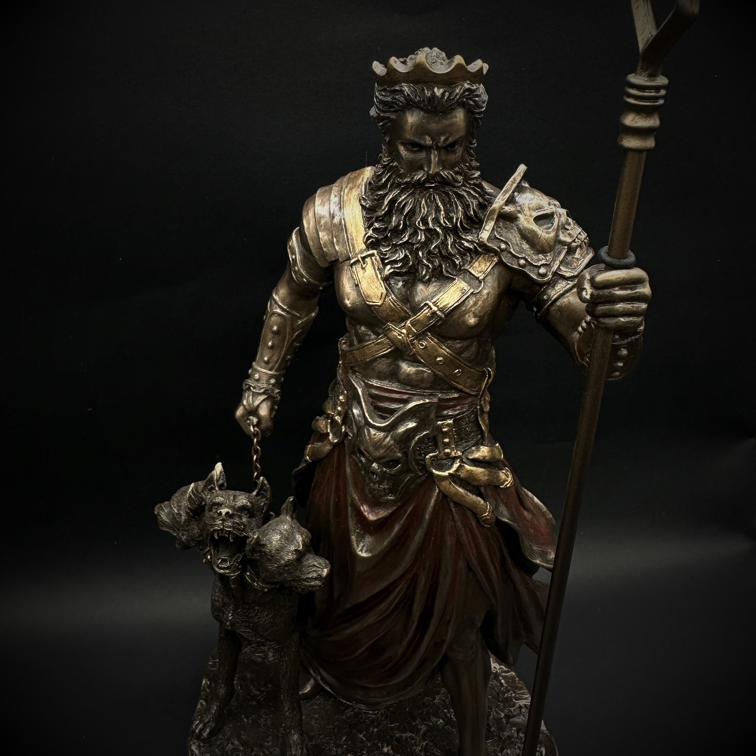 Hades and Cerberus Statue I Hades Statues I Ancient Greek God of the Underworld Hades Statue