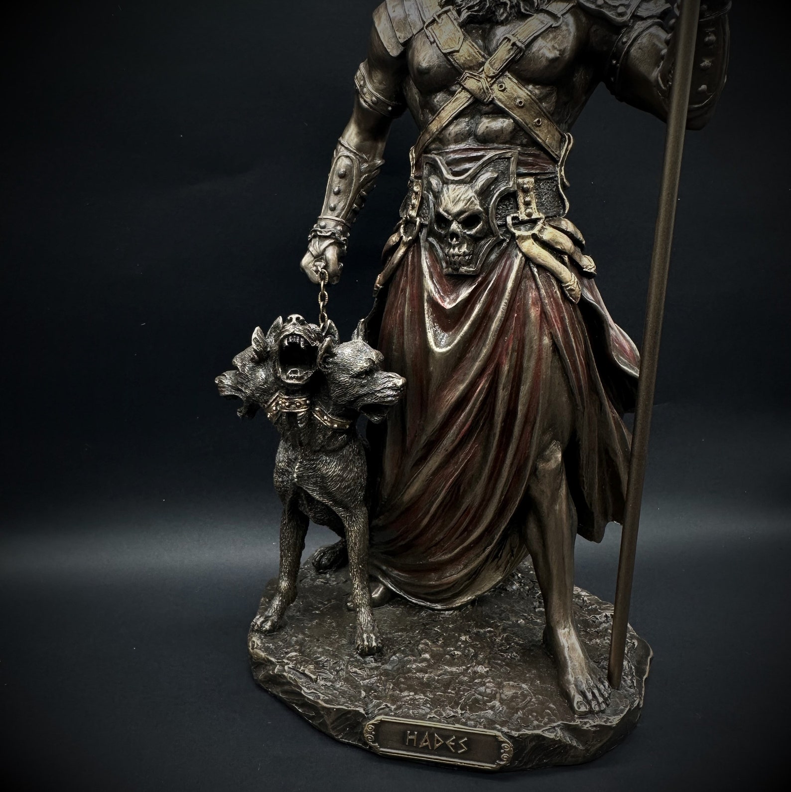 Hades and Cerberus Statue I Hades Statues I Ancient Greek God of the Underworld Hades Statue