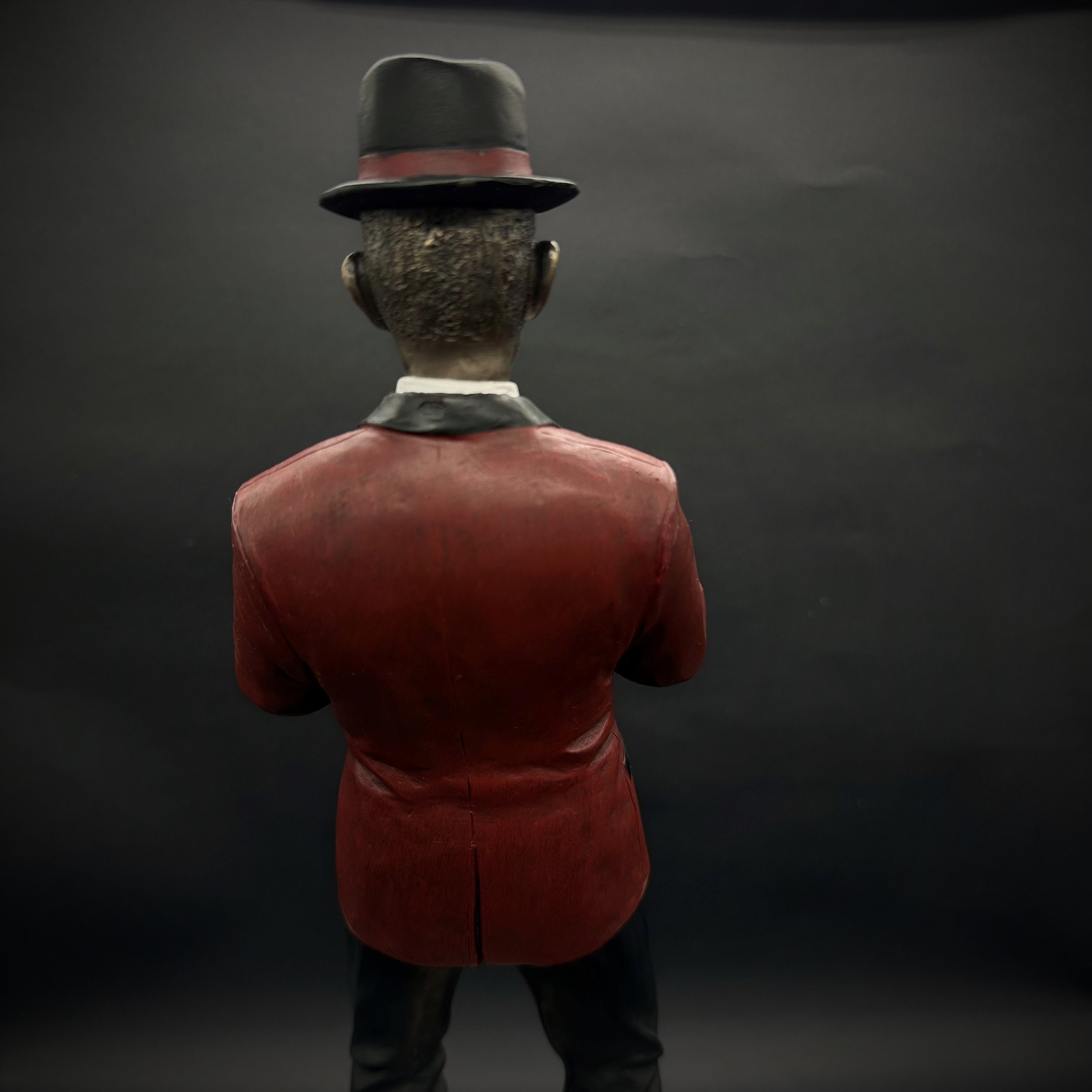 クラリネット奏者　ジャズバンド　ブロンズ　　　　楽器　置物 クラリネット奏者 ジャズバンド ブロンズ 楽器 置物