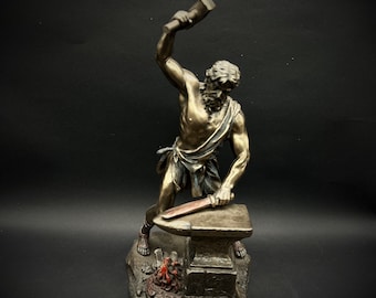 Hephastus GREEK GOD of FIRE Bronze Finished Statue