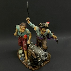 Der Piratenkapitän Statue