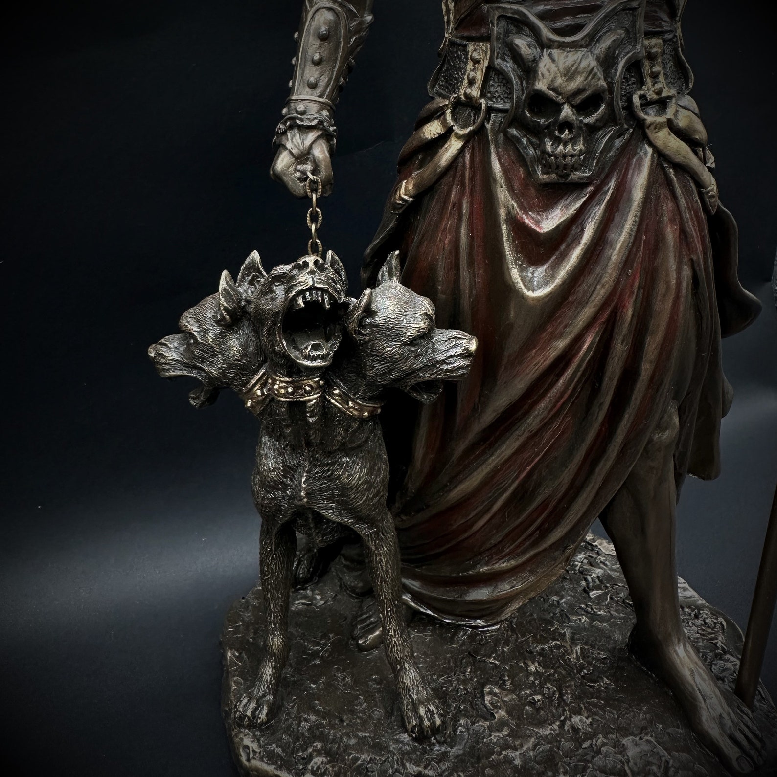 Hades and Cerberus Statue I Hades Statues I Ancient Greek God of the Underworld Hades Statue