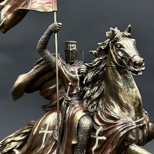 Mounted Knight Rider Statue