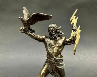 Zeus Greek Miniature Statue