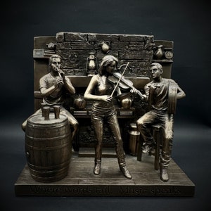 Musician Jazz Bands Statue
