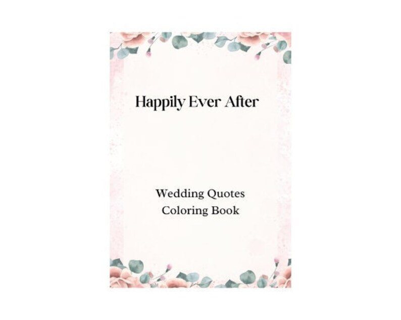 Printable Wedding Quotes Coloring Book - Etsy