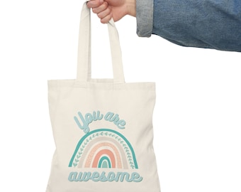 Cute Cotton Bookish Tote Bag - Perfect for Everyday Use