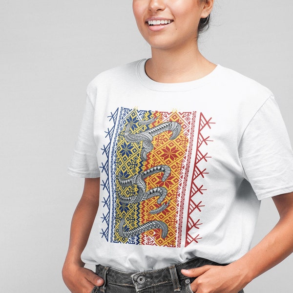 LIKHA Creation - Filipino Baybayin script T-Shirt - Philippines gift - Pilipinas tribal design - present for pinoy friend - xmas pinay